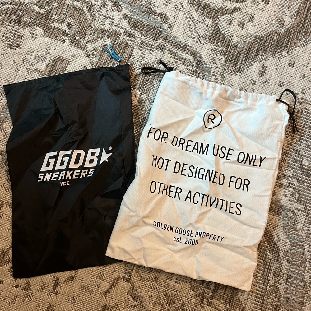 GOLDEN GOOSE DUST BAG SET OF 2